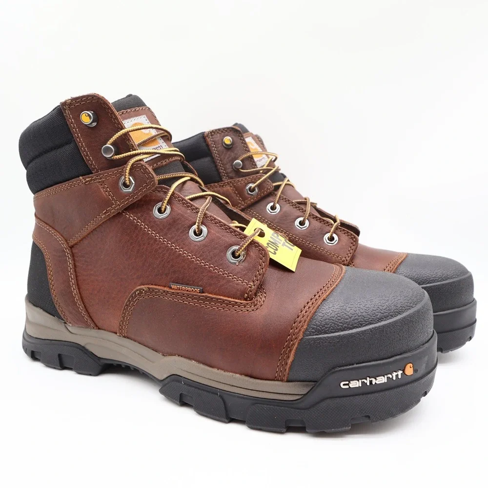 Carhartt Work Boots Mens 11 M Ground Force Waterproof Composite Toe CME6355